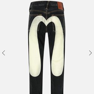 Evisu Daicock Print baggy for denim jeans